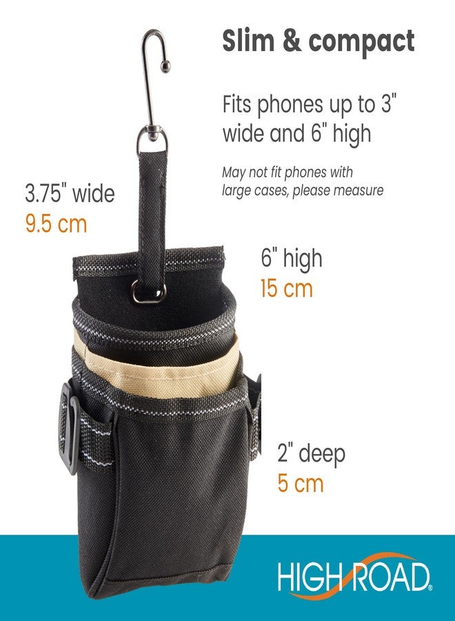 High Road DriverPockets Car Phone Holder Air Vent Pouch and Front Seat Organizer with 3 Pockets, Hanging Hooks and Charging Port - Image 5